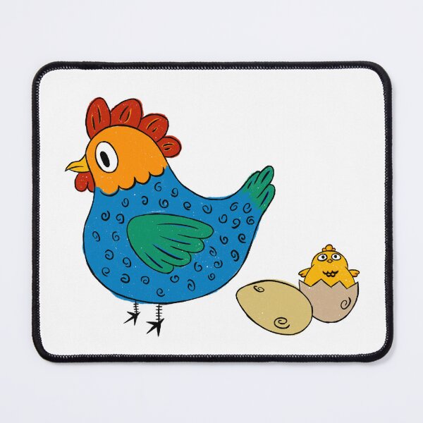 Item preview, chicken and chicks designed and sold by kelseyadamsart.