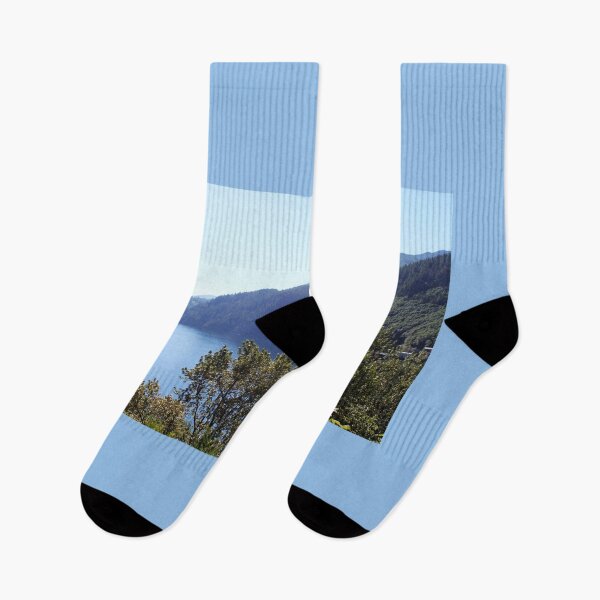 Item preview, Olympic National Park.  Landscape photography of lake, green plants and blue sky, designed and sold by naturematters.
