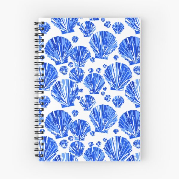 Item preview, Cobalt Blue and White Sea Shells designed and sold by Marymarice.