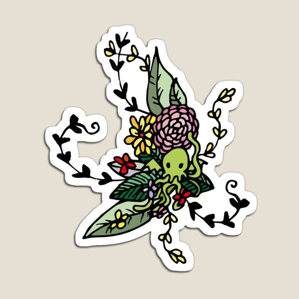 Floreal Cthulhu Magnet