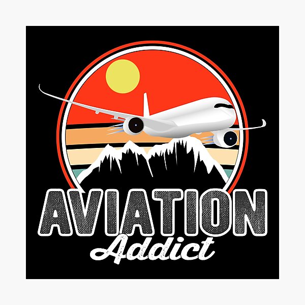 Item preview, Aviation Addict A350 - Vintage pilot gift designed and sold by FouDeeziner.
