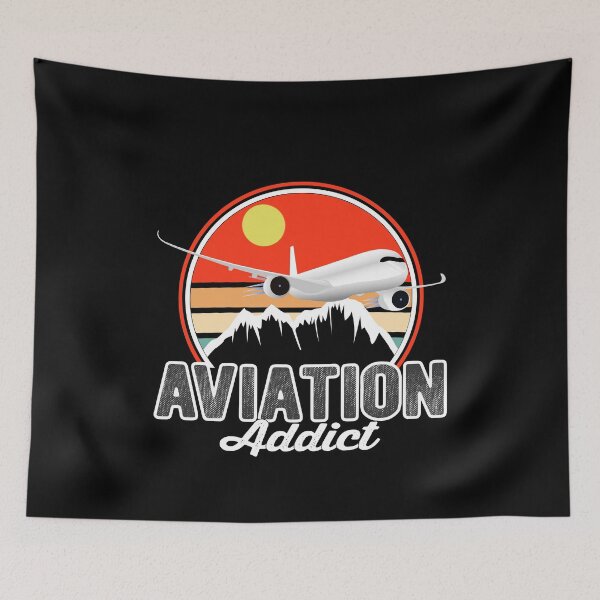 Item preview, Aviation Addict A350 - Vintage pilot gift designed and sold by FouDeeziner.