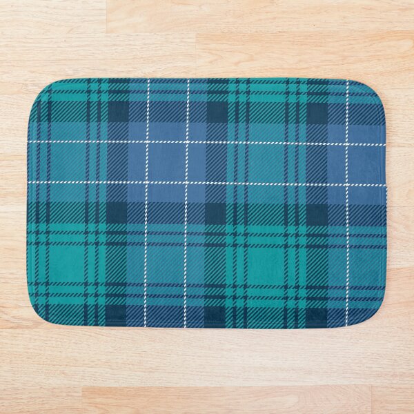 Artikelvorschau, Blau und Türkis kariertes Tartan-Plaid entworfen und verkauft von PatternMama.