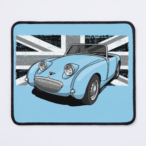 Item preview, My drawing of the Sprite Frogeye with Union Jack B&W background designed and sold by designjaag.