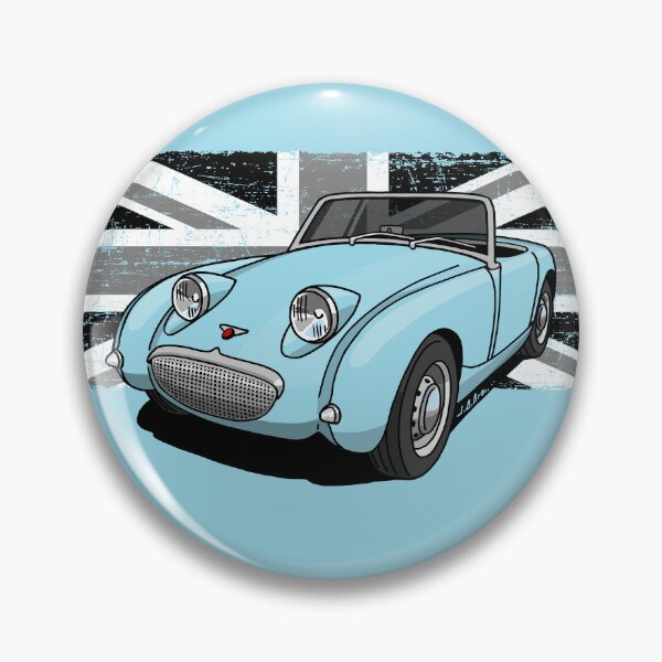 Item preview, My drawing of the Sprite Frogeye with Union Jack B&W background designed and sold by designjaag.
