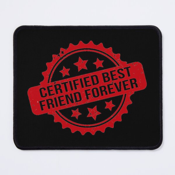 Item preview, Certified Best Friend Forever Rubber Stamp Seal Design designed and sold by WalterBenson.