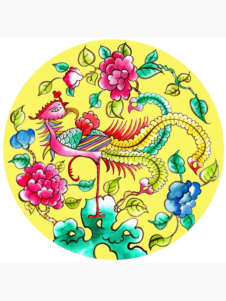 Peranakan Pattern: Yellow