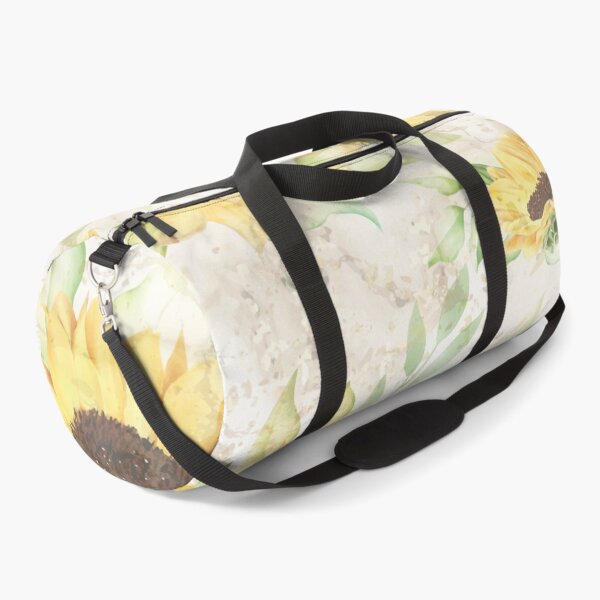 Item preview, white background gold marble sunflower pattern designed and sold by Beeroclock.
