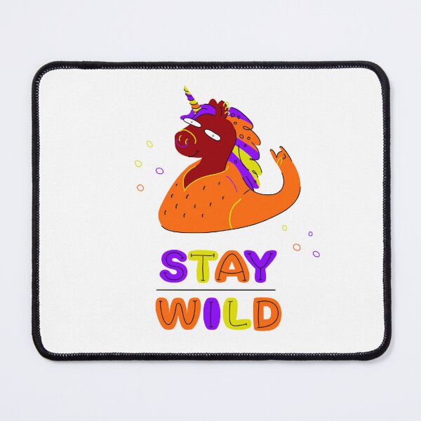 Item preview, Funny Unicorn Punk. STAY WILD - motivation phrase designed and sold by zuperelectracat.