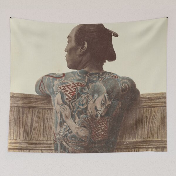 Item preview, Japanese Tattoo by Kusakabe Kimbei designed and sold by Vintage Wall Art.
