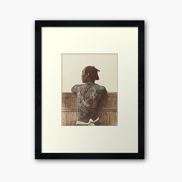 Item preview, Japanese Tattoo by Kusakabe Kimbei designed and sold by Vintage Wall Art.