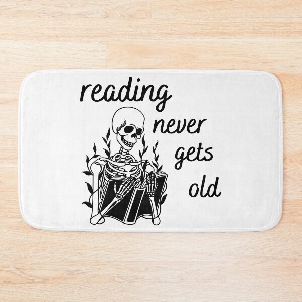Item preview, Reading Never Gets Old - Book Skull Design designed and sold by CreativNode.