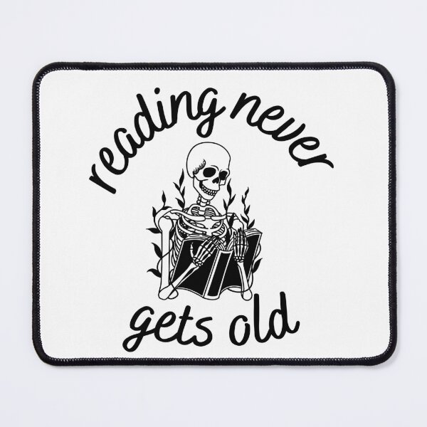 Item preview, Reading Never Gets Old - Book Skull Design designed and sold by CreativNode.