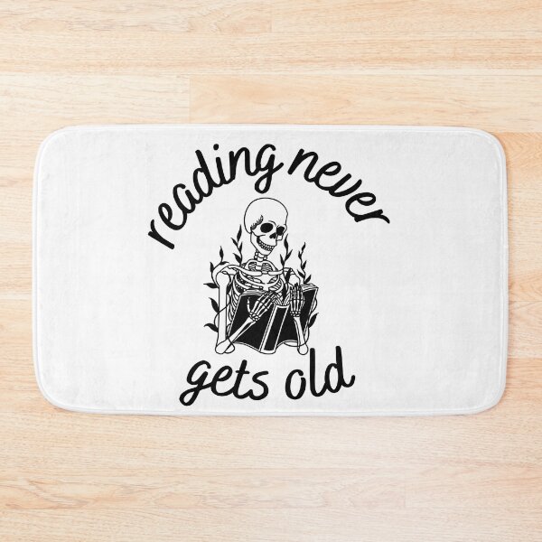 Item preview, Reading Never Gets Old - Book Skull Design designed and sold by CreativNode.