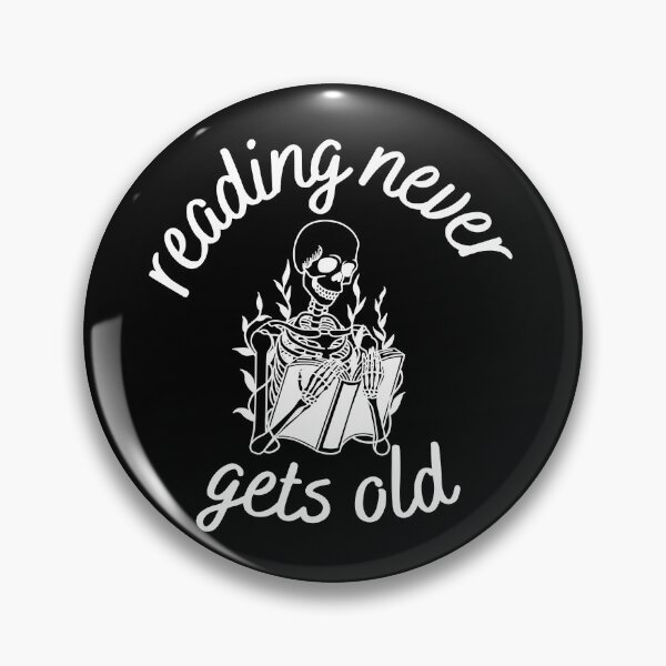 Item preview, Reading Never Gets Old - Book Skull Design designed and sold by CreativNode.