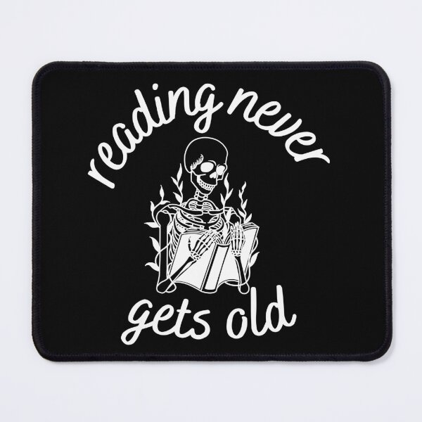 Item preview, Reading Never Gets Old - Book Skull Design designed and sold by CreativNode.