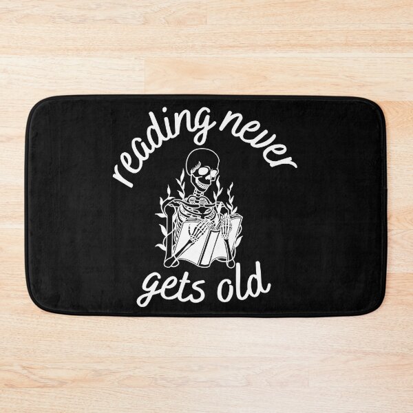 Item preview, Reading Never Gets Old - Book Skull Design designed and sold by CreativNode.