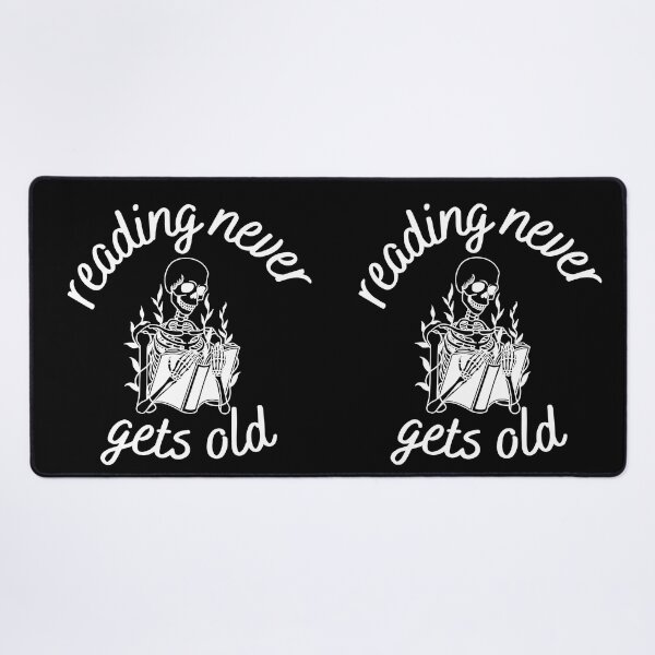 Item preview, Reading Never Gets Old - Book Skull Design designed and sold by CreativNode.