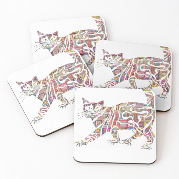 Item preview, Puzzle Cat Illustration Design designed and sold by Thonja.
