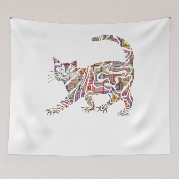Item preview, Puzzle Cat Illustration Design designed and sold by Thonja.