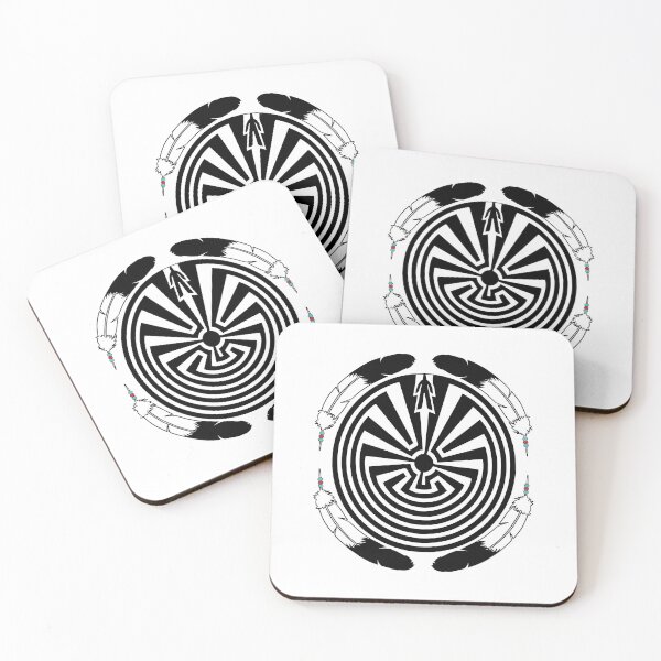 Item preview,  Tohono O'Odham Nation - Native American Symbol - Man In The Maze designed and sold by mixedshop.