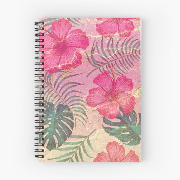 Item preview,  pink and gold glitter watercolor flower pattern designed and sold by Beeroclock.