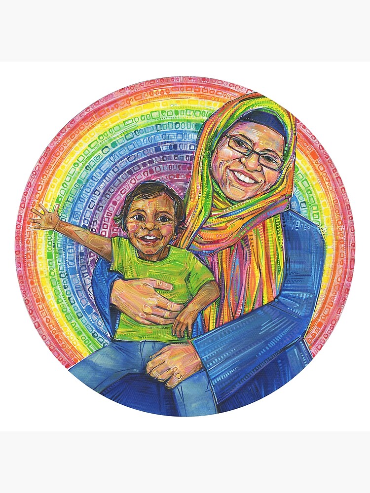 Mother and Child Painting - 2017 by gwennpaints