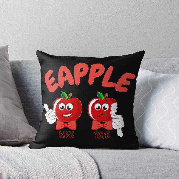 Item preview, eapple apple kiss bite funny designed and sold by Pride-Casuals.