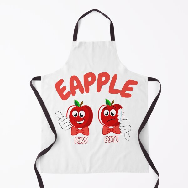 Item preview, eapple apple kiss bite funny designed and sold by Pride-Casuals.
