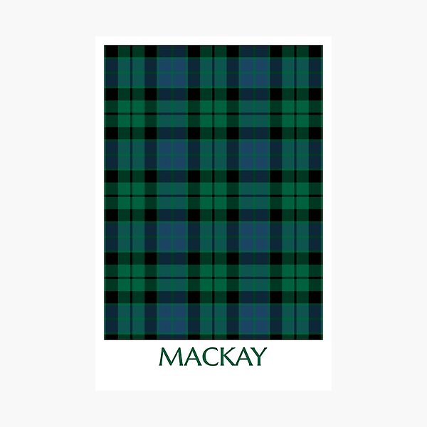 Item preview, Clan MacKay Tartan designed and sold by plaidwerx.