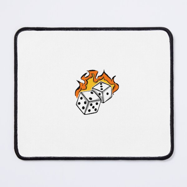 Item preview, flaming dice designed and sold by lynnsgenesis.