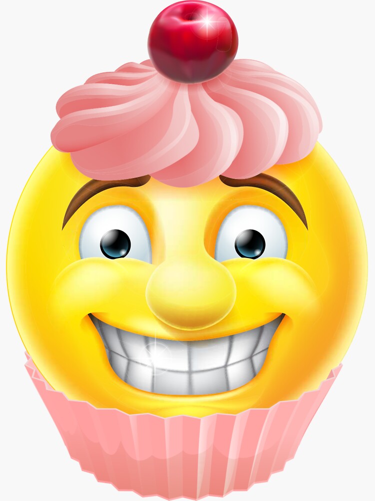 "CAKE EMOJI " Sticker for Sale by Dreamsno1 Redbubble