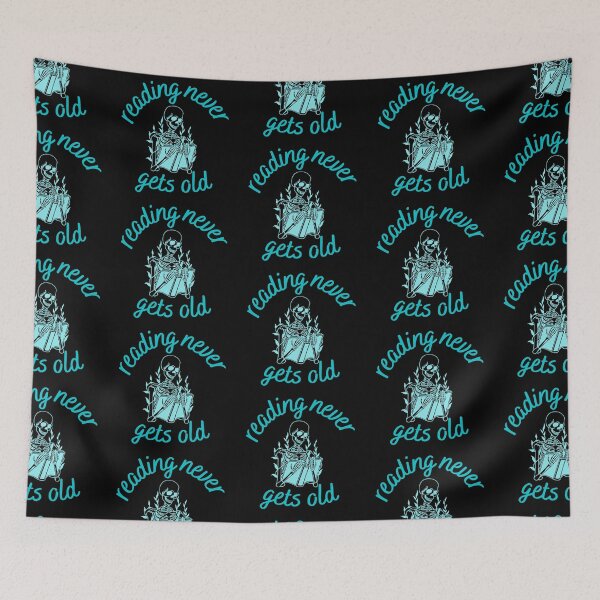 Item preview, Reading Never Gets Old - Green Book Skull Design designed and sold by CreativNode.