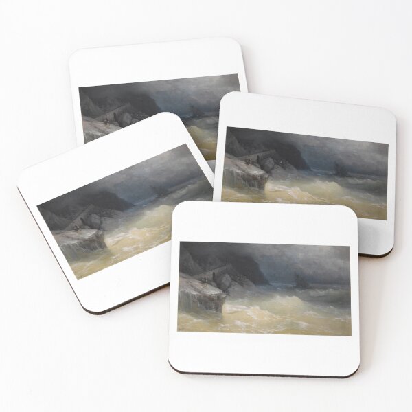 Item preview, Shipwreck off the Black Sea Coast  - Ivan Konstantinovich Aivazovsky  designed and sold by TeeARTHY.