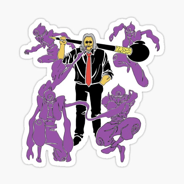 "Hunter Morel Deep Purple Anime Manga HxH" Sticker for Sale by