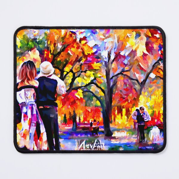 Item preview, Beautiful couple in the park (created by AI) #1 designed and sold by MichelangeloAI.