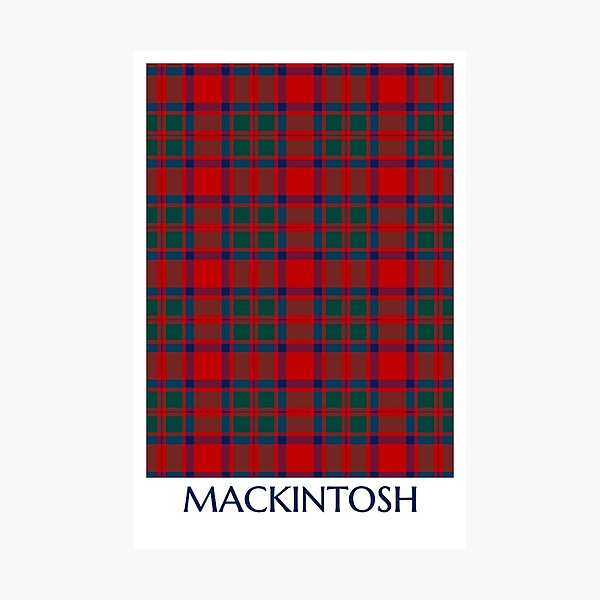 Item preview, Clan MacKintosh Tartan designed and sold by plaidwerx.