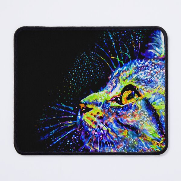 Item preview, Digital cat on black designed and sold by richglist.