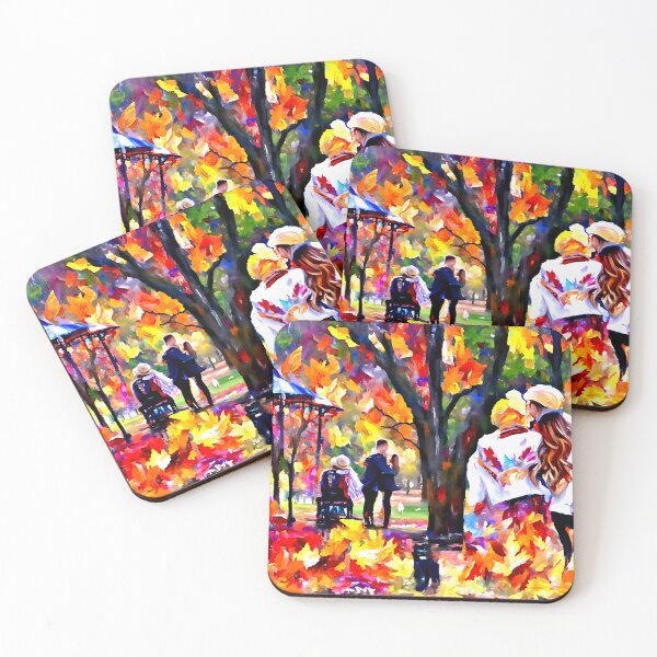 Item preview, Beautiful couple in the park (AI created art) #2 designed and sold by MichelangeloAI.