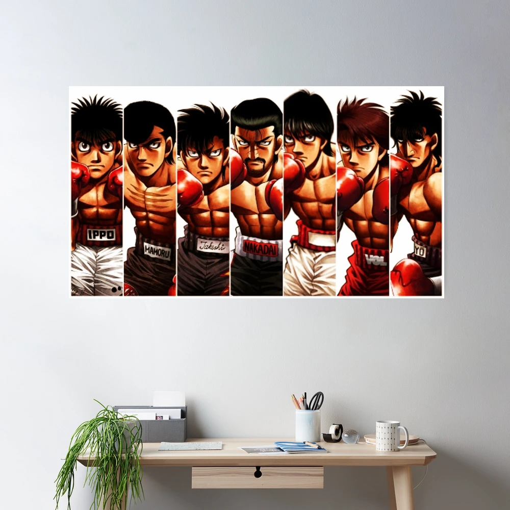  JCODE Anime Poster Hajime No Ippo New Challenger Canvas Art  Poster and Wall Art Picture Print College Dorm Decor Posters  20x30inch(50x75cm) : לבית ולמטבח