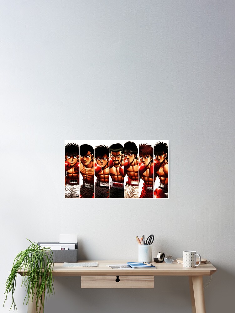  Hajime no Ippo Anime Art Poster Tin Sign for Wall Decorative  Metal Signs Living Room,Office, College Dorm, Children's Room, Games Room,  Coffee Shop，Library, Classroom, Gym, or Office 8x12 Inch: Posters 