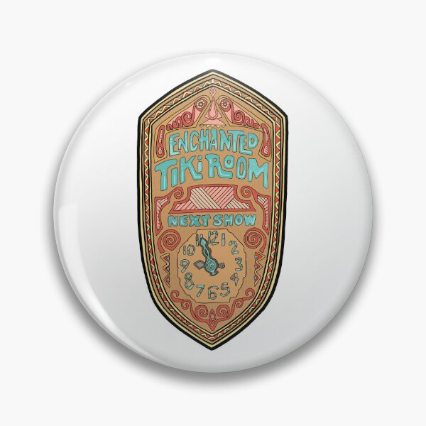 Item preview, Tiki Clock designed and sold by nerdpins.