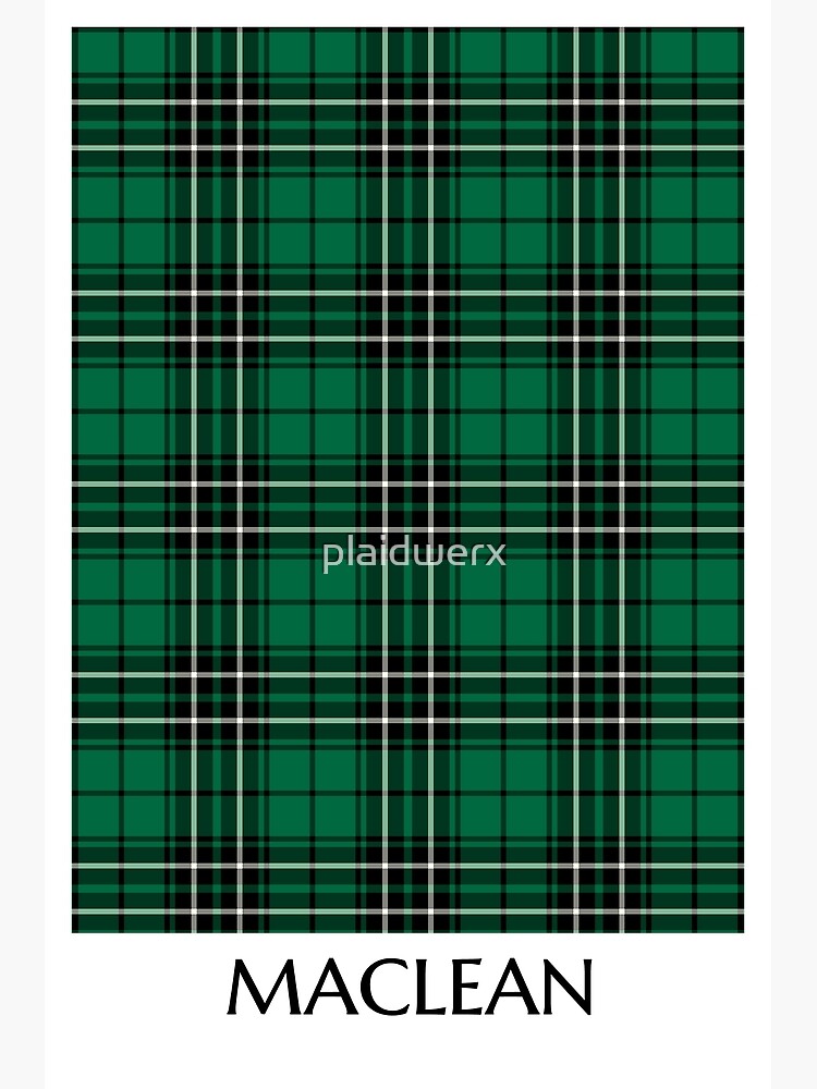 Maclean store hunting tartan