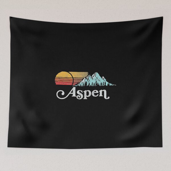 Item preview, aspen colorado vintage mountain sunset designed and sold by Wilma Torgerson.