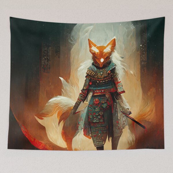 Item preview, Kitsune humanoid warrior designed and sold by IA-Power.