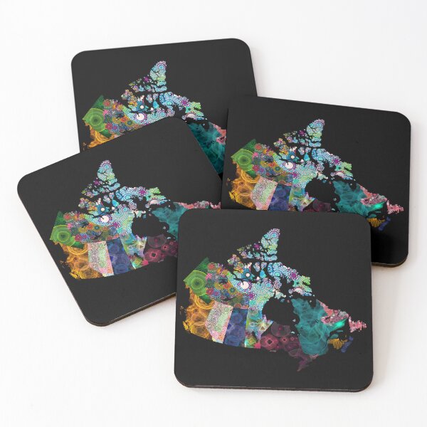 Item preview, Spirograph Canada on Black designed and sold by RachelEDesigns.