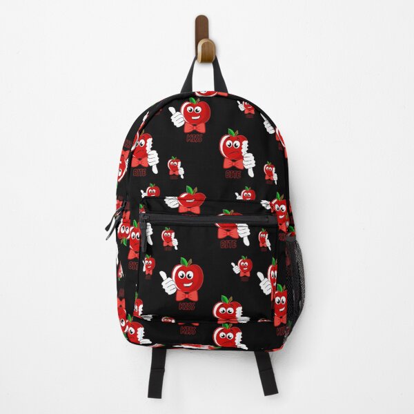 Item preview, Red apple funny pattern cartoon kiss bite designed and sold by Pride-Casuals.