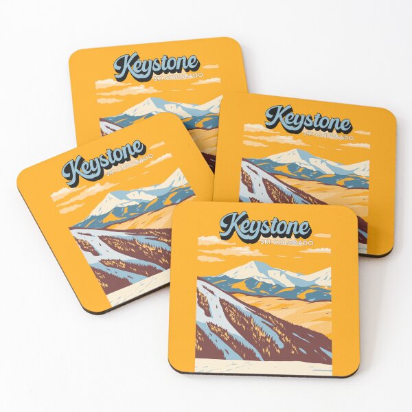 Item preview, Keystone Colorado Winter Resort Vintage designed and sold by KrisSidDesigns.