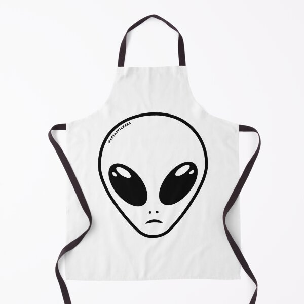 Item preview, Alien head - White skin designed and sold by AreaStickers.