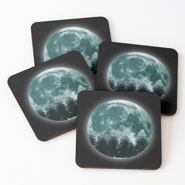 Item preview, Bright Moon with Trees in the dark. designed and sold by Boztik-Designs.